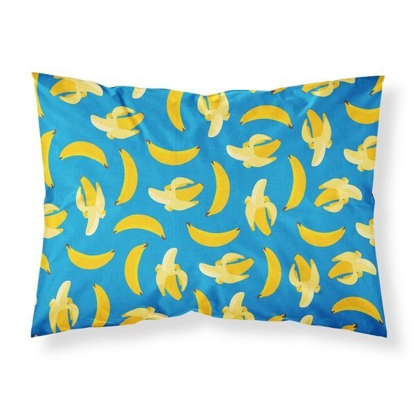 Bananas on Blue Fabric Standard Pillowcase, Jensendistributionservices, Mfr#: MI1711123